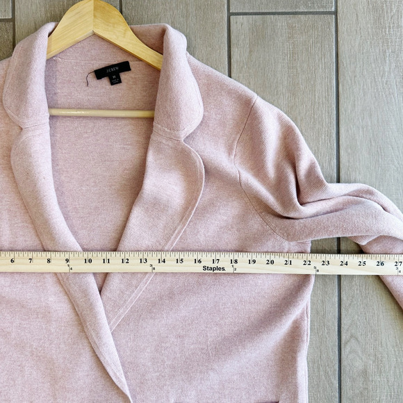 J Crew Womens Eloise Sweater Blazer Medium Wool Blend Preppy Minimalist Luxury - Picture 7 of 8
